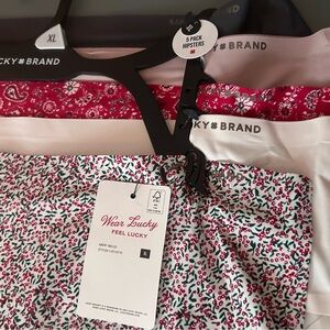 Lucky Brand Women's Hipster Panties 5 Pr Size XL